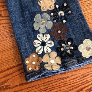 Super Cute outfit jeans custom decorated (sold as outfit)